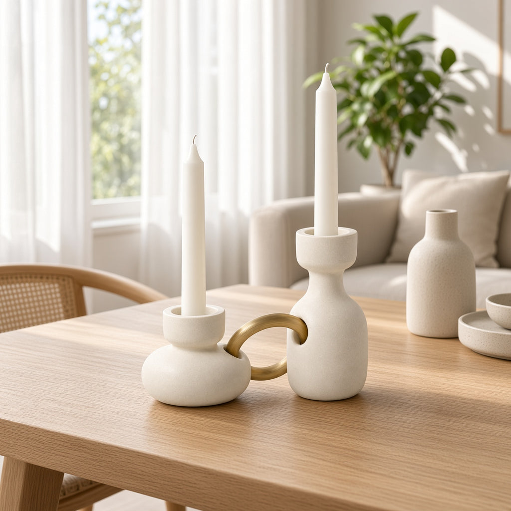 Link Candleholder Duo