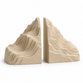 Ridge Cut Bookends