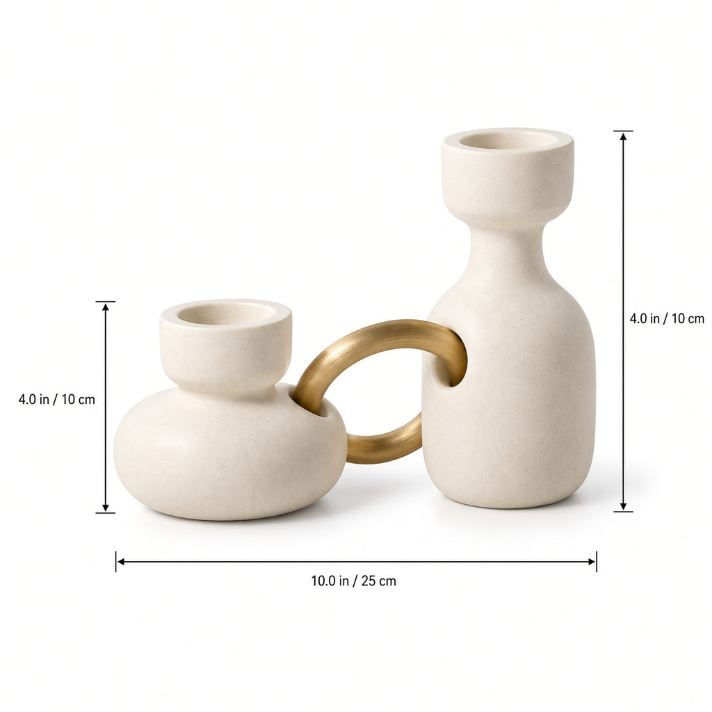 Link Candleholder Duo