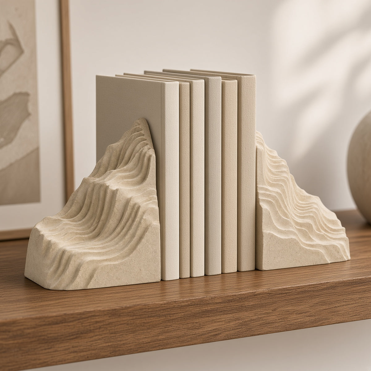 Ridge Cut Bookends